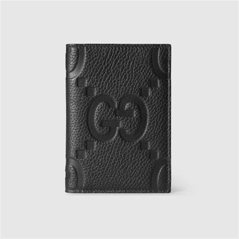 ufo gucci wallet|Jumbo GG passport case in black jumbo GG leather .